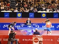 Adrien Mattenet N°24 qui s'incline logiquement en 4 sets contre Jike Zhang n°3